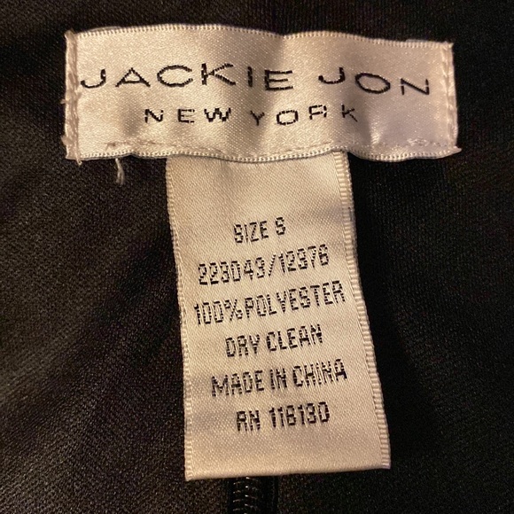 Jackie Jon Black /White sequence zebra pattern jacket Top - Size Small - Picture 5 of 12